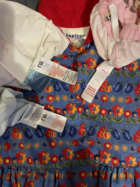 Pacchetto vestiti per ragazze età 2-4 anni 2
