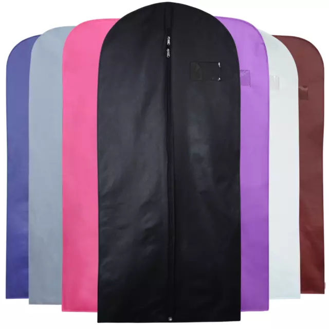 Travel Long Dress Bag Breathable Clothes Carrier Ladies Garment Gown Zip Cover