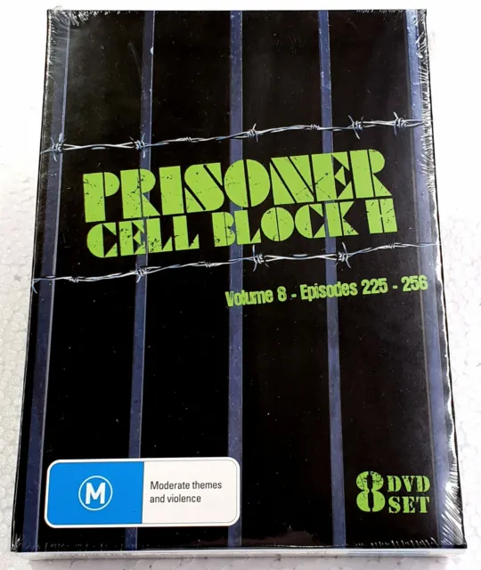 PRISONER CELL BLOCK H VOLUME 8 Episodes 225-256 NEW 8-DVD SET REGION 0 oz seller