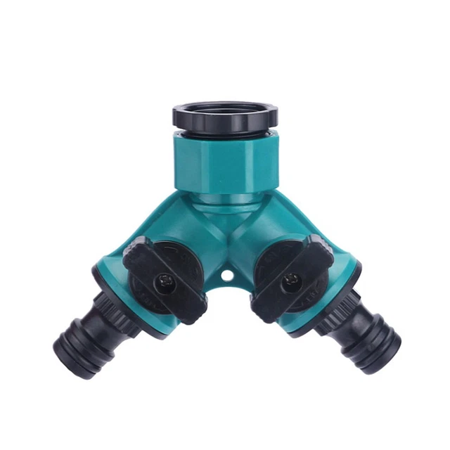 Rugged ABS Plastic Garden Faucet Hose Splitter for Long Lasting