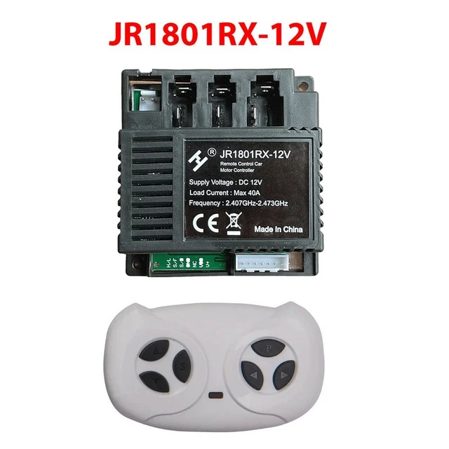 Récepteur Et émetteur 2,4G Pour Voiture électrique Enfant JR1801RX-12V - Remplacement Pièce, Connexion Facile - 9
