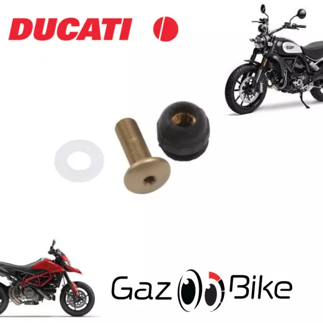 Vis, écrou M4 rondelle ORIGINE DUCATI pour Carénage, Bulle et Tête de Fourche