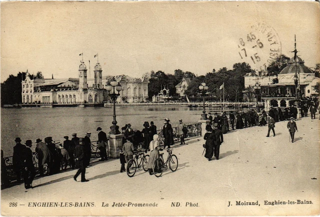 CPA Enghien les Bains La Jetee Promenade FRANCE (1308312)
