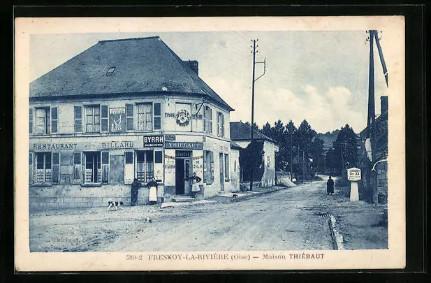 CPA Fresnoy-la-Rivière, Maison Thiebaut