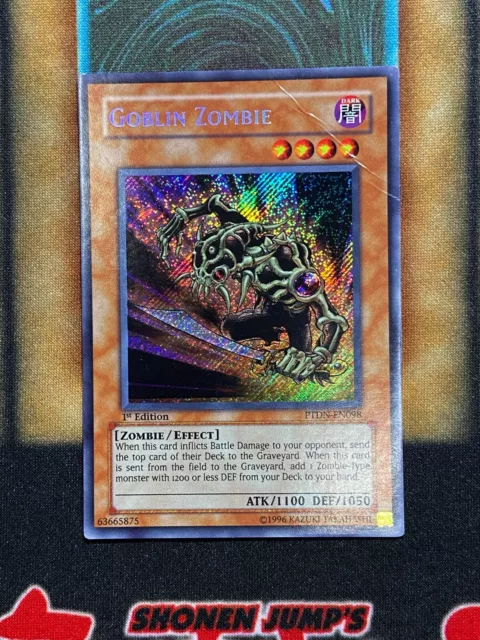 Yugioh Goblin Zombie PTDN-EN098 Secret Rare 1st Edition HP