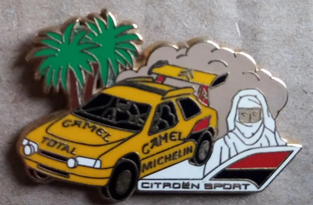 Pin's Citroën Sport – ZX Paris Dakar Camel Touareg, édition Zamac