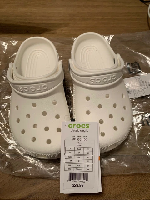 Crocs j2 deals size