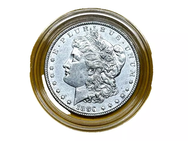 Fresh BU  1896 $1. Morgan Silver Dollar Philadelphia  Uncirculated Condition