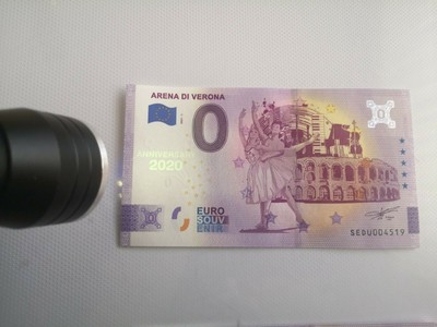 BILLET 0 EURO SOUVENIR ARENA DI VERONA ITALIE  2021-1 ANNIVERSARY N°OO4519 NEUVE 