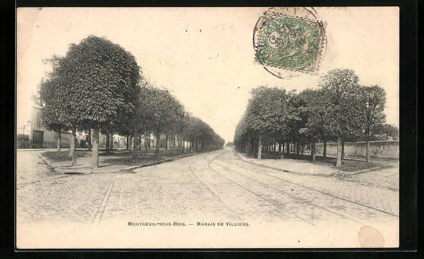 CPA Montreuil-sous-Bois, Marais de Villiers