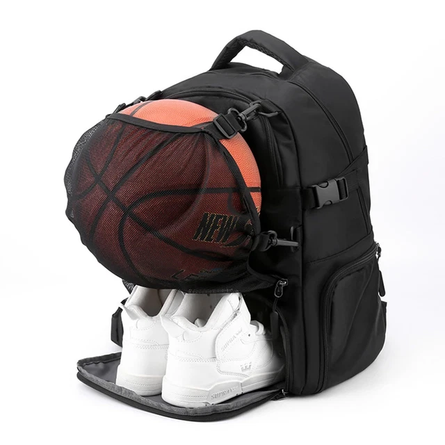 Sac à Dos Baseball Léger 29L - Avec Compartiment à Chaussures, Noir, Neuf !