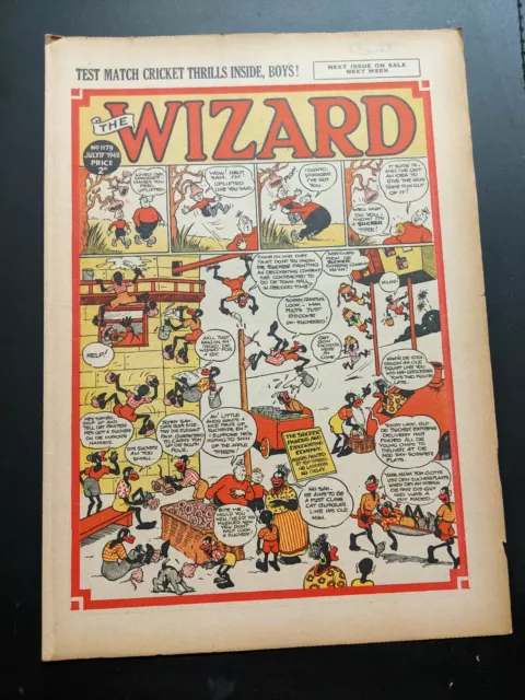 Wizard Comic No 1179, July 17th 1948, D.C. Thomson, FREE UK POSTAGE