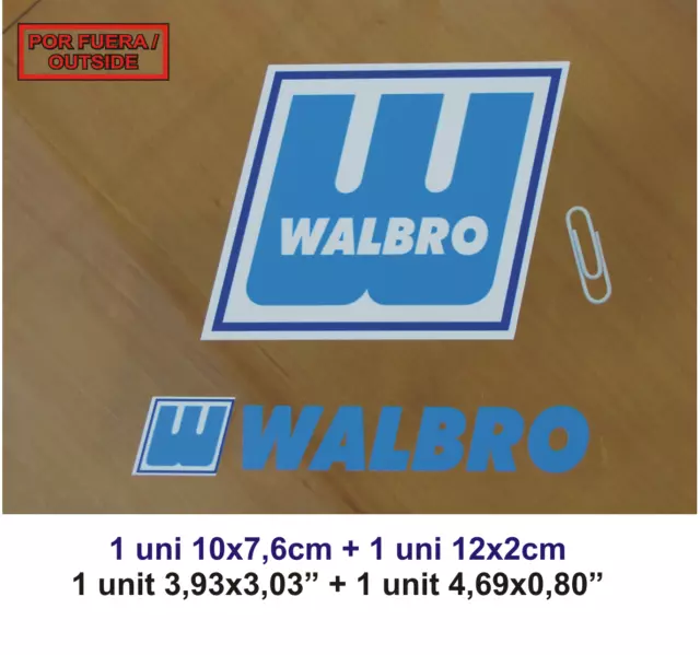 Adhesivo Pegatina Sticker Decal Aufkleber Autocollant Vinyl Adesivi   Walbro