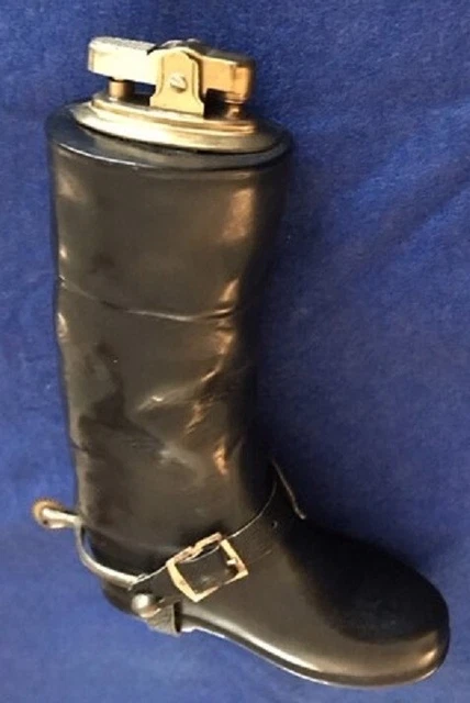 Superbe Briquet de Collection - Botte en cuir -  Ancien, Vintage - Lighter - TTB