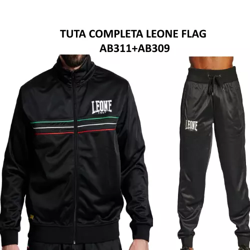 Leone 1947 Pantalon Boxeo FLAG AB227 Negro