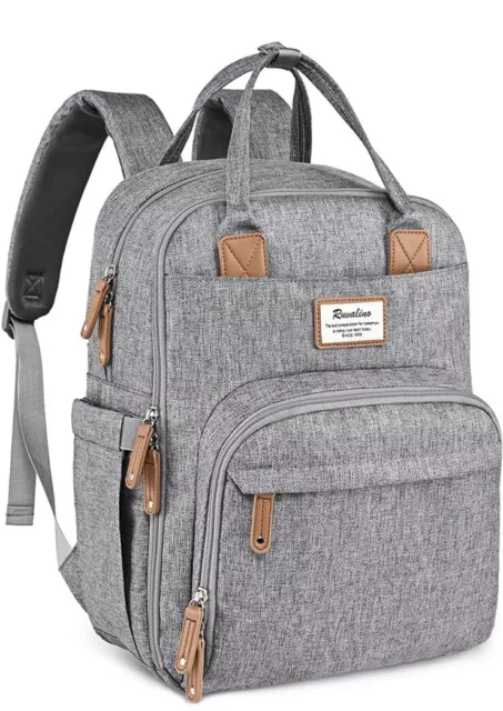 Diaper Bag Backpack, RUVALINO Multifunction Travel Back Pack YW168