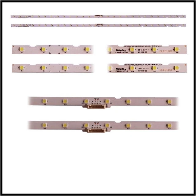 Striscia Di Retroilluminazione A LED (4) Per Hachi 43HB26T72U 43HB6T62H 43HB6T72U 43HB6J02U 43HB16T72U 43HB6T62U 43HB16J72U 42HBT42UK LUX0143001  39 - 8