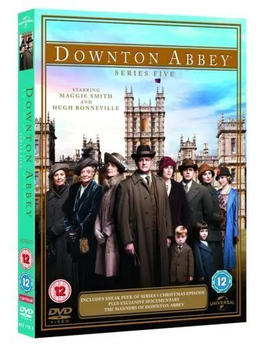 Downton Abbey: Series 5 DVD (2014) Maggie Smith cert 12 3 discs Amazing Value