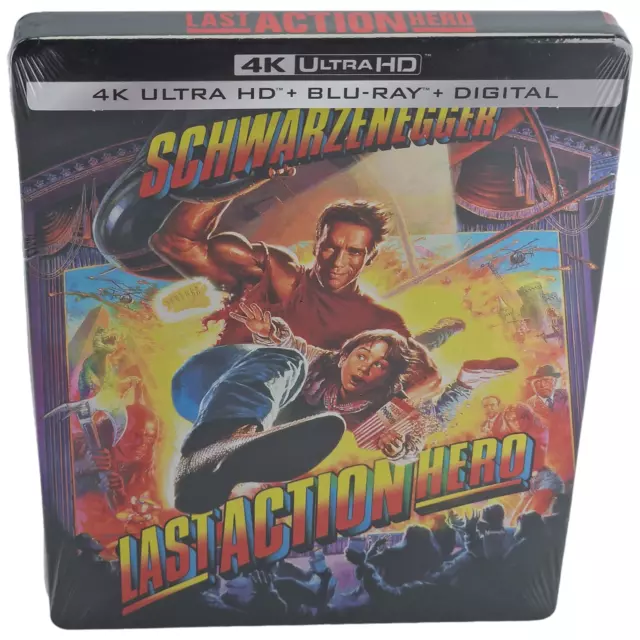 Last Action Hero 4K Blu-ray SteelBook  Arnold Schwarzenegger 2021 VF Zone Free N