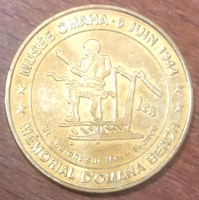 Mdp 2009 Musée Omaha Beach Monnaie De Paris Jeton Touristique Tokens Medals Coin