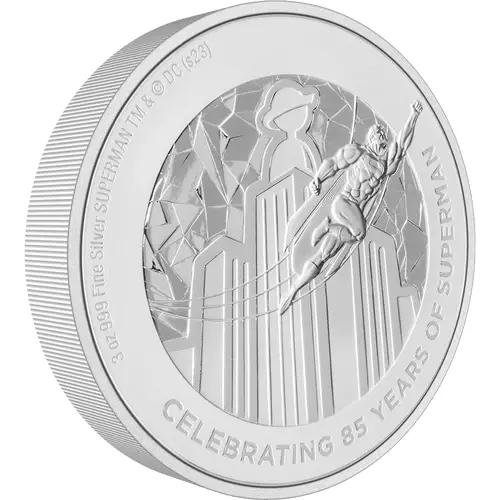 2023 Niue DC Comics SUPERMAN™ 85th Anniversary 3 oz .999 Silver Proof Coin