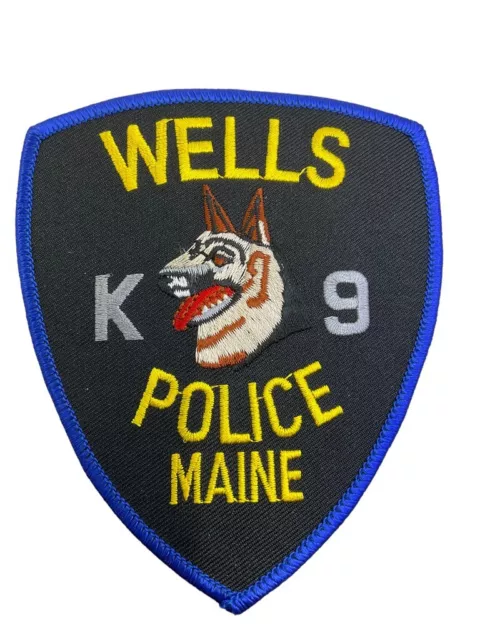 US Wells Maine K9 Police Patch