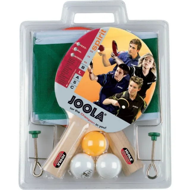 JOOLA Tischtennis Set für 2-Spieler "Joola Royal", 2 Schläger, 3 Bälle, 1 Netz