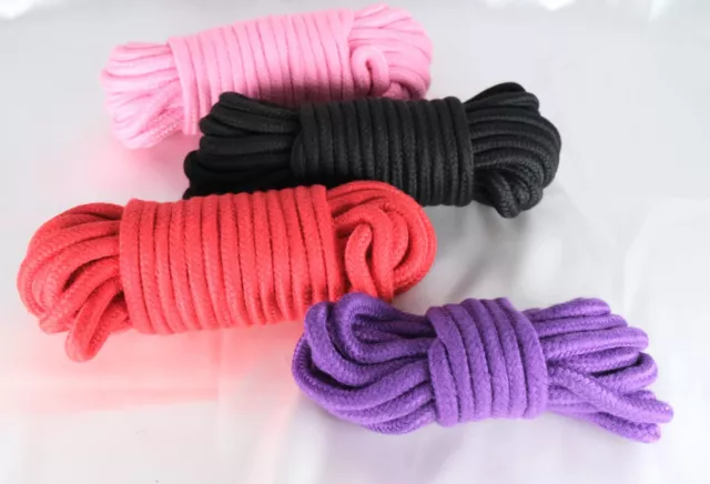 Soft Rope for Bondage/Restraint/Japanese Shibari/BDSM/16/32FT/10M Hogtie USA