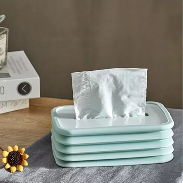 Square Tissue Spring Box Silicone Luminous Tissue Box