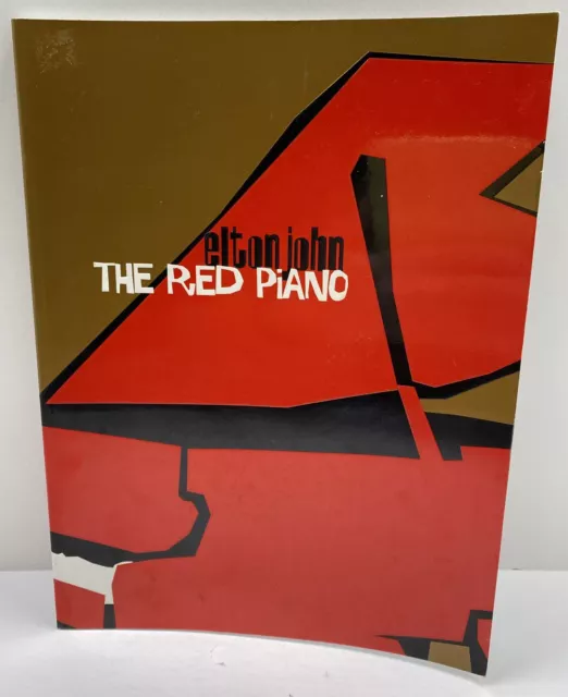 Elton John 2004 The Red Piano Las Vegas Concert Program Book Booklet Nice!