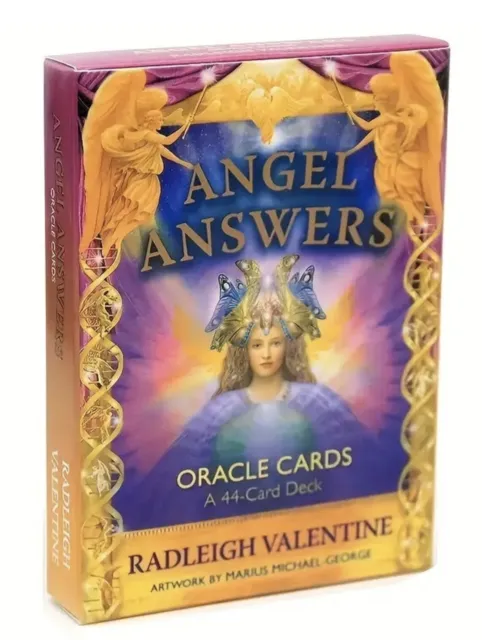 Ángel Answers Oracle Card deck. 44-cards. NEW, SEALED. Box 4x3 in.