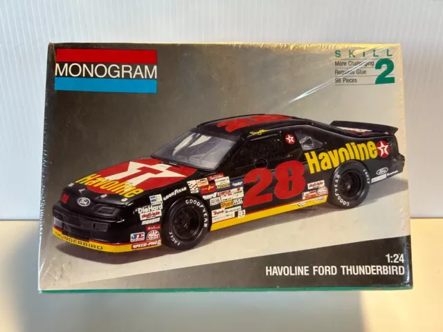 Monogram Davey Allison #28 Havoline Ford Thunderbird 1/24 Model Kit New Sealed