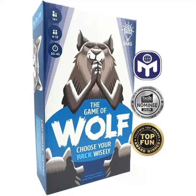 NEW The Game of Wolf Trivia Fun Family Strategic Card Game Gray Matters Games