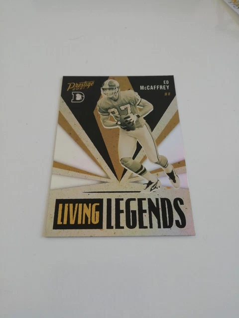 2021 Ed McCaffrey Denver Broncos Prestige Living Legends #14 NFL Trading Card