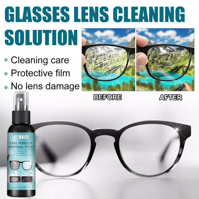 Linse Kratzer Entfernung Spray Brille Windschutz Glas Reparatur Li #T 3