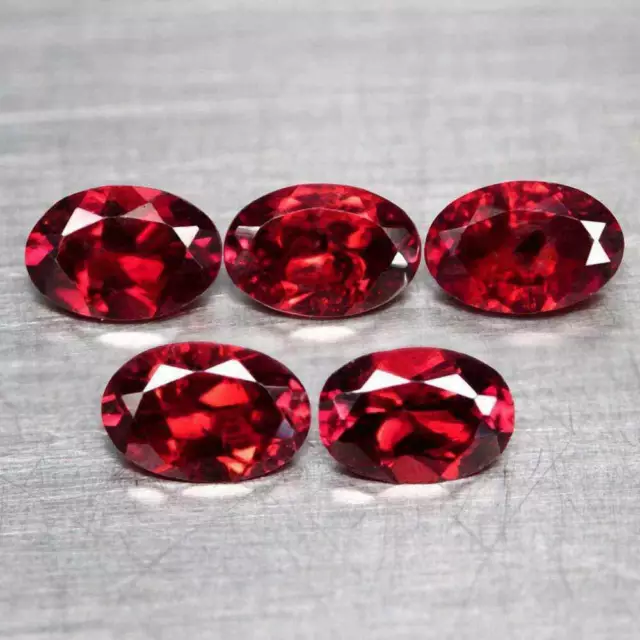 ★★   RARE !! 5 RHODOLITES D'AFRIQUE 2,47 CARATS ★★ p145.119