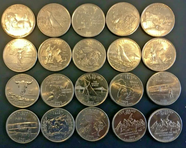 American State Quarters 1999-2009 circulated coins
