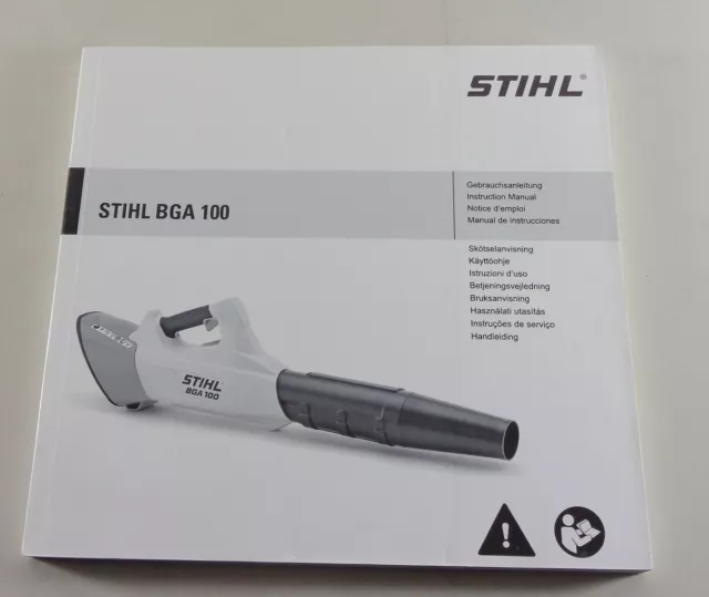 Instrucciones Servicio /Manual Stihl Soplador Bga 100 De 2015