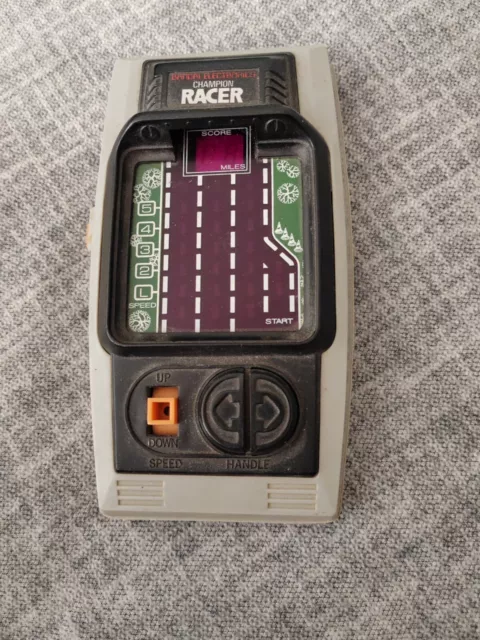 Jeu électronique vintage CHAMPION RACER BANDAI 1980 LCD