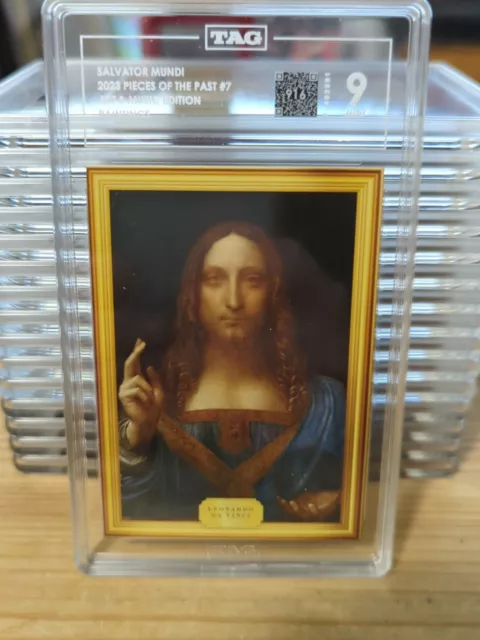 🔥Leonardo Da Vinci Salvator Mundi 2023 Pieces Of The Past A&M Edt #8 Tag 9 1/1