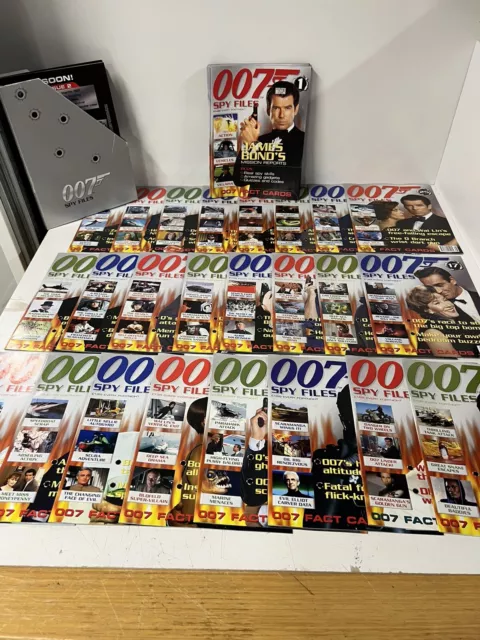 james bond 007 spy files Magazines Set Of 32 Unbelievable Condition Magazines