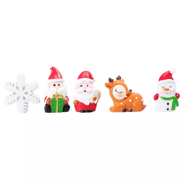 5 Pcs Small Gift Miniature Christmas Ornaments Micro Toys Elder