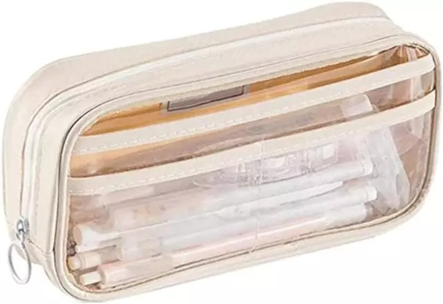 Big Capacity Pencil Pen Case, Pencil Case Pen Bag Pouch, Double Layer
