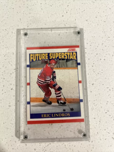 Eric Lindros 1990-91 Score Canadian #440 Future Superstar RC