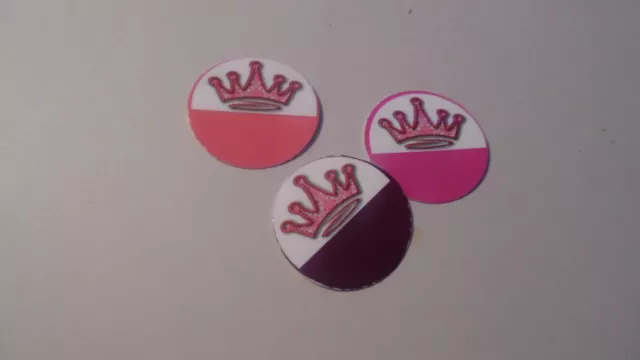 Pre Cut One Inch Bottle Cap Images PRINCESS CROWN Free Shipping