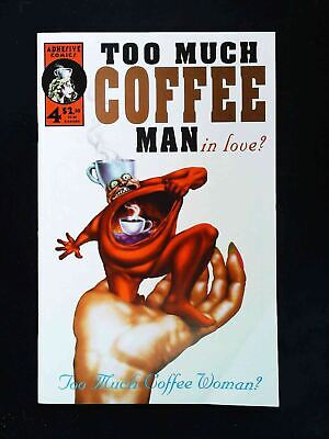 Too Much Coffee Man #4  Adhesive Comics Comics 1995 Vf+