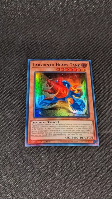 YUGIOH Labyrinth Heavy Tank 1st Edition MAZE EN001 Super Rare NM
