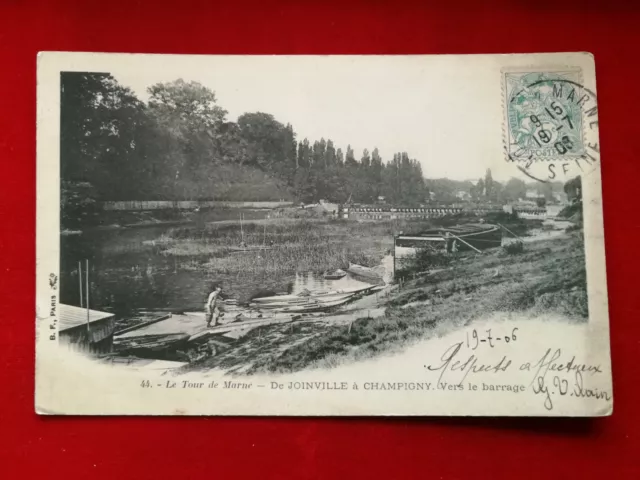 CPA 94 de JOINVILLE à CHAMPIGNY - Le Tour de Marne - Vers le Barrage