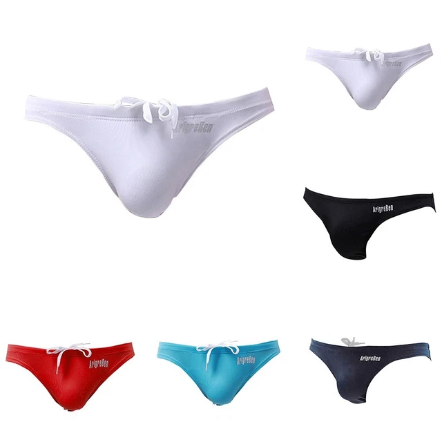 Slip De Bain Homme String Brillant - Taille Unique - Neuf Avec étiquette, Basse Coupe