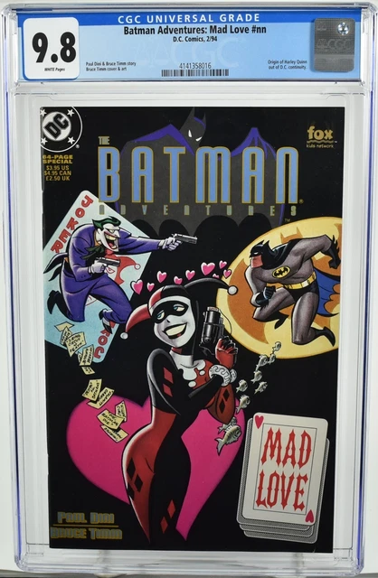 Batman Adventures: Mad Love #nn CGC 9.8 (1994) Origin of Harley Quinn DC Comics